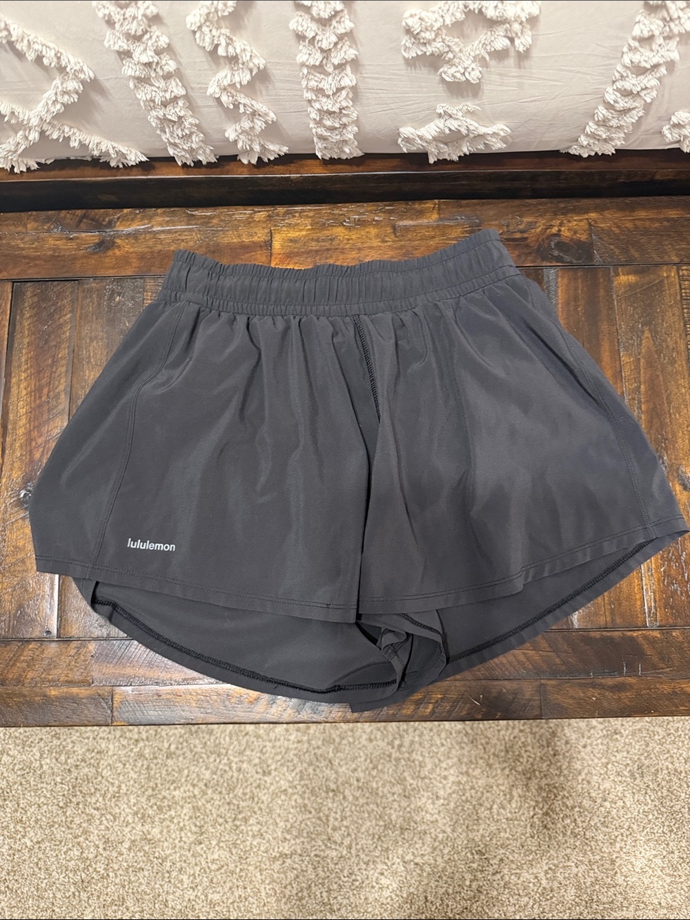 lululemon athletica Women's Black Athletic Shorts